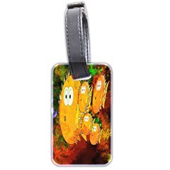 Abstract Fish Artwork Digital Art Luggage Tags (two Sides) by Nexatart