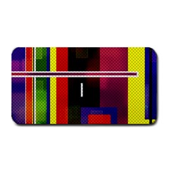 Abstract Art Geometric Background Medium Bar Mats by Nexatart