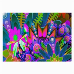 Abstract Digital Art  Large Glasses Cloth