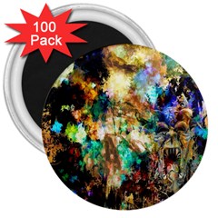 Abstract Digital Art 3  Magnets (100 Pack)