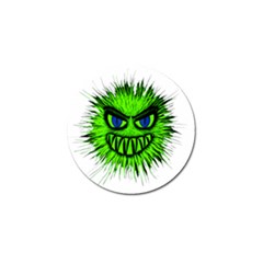 Monster Green Evil Common Golf Ball Marker (10 Pack)