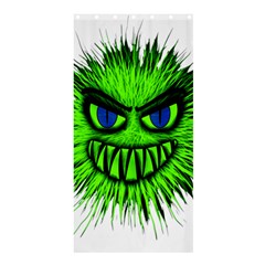 Monster Green Evil Common Shower Curtain 36  X 72  (stall) 