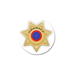 Sheriff S Star Sheriff Star Chief Golf Ball Marker (4 Pack)