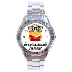 Geek Kid Stainless Steel Analogue Watch