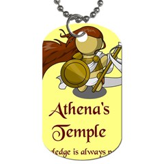 Athena s Temple Dog Tag (one Side)