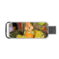 Easter Hare Easter Bunny Portable Usb Flash (two Sides) by Nexatart