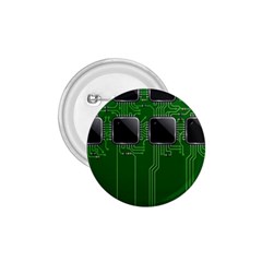 Green Circuit Board Pattern 1 75  Buttons by Nexatart