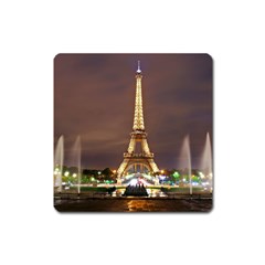 Paris Eiffel Tower Square Magnet