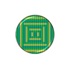 Pattern Grid Squares Texture Hat Clip Ball Marker (4 Pack)