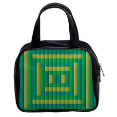 Pattern Grid Squares Texture Classic Handbags (2 Sides) by Nexatart