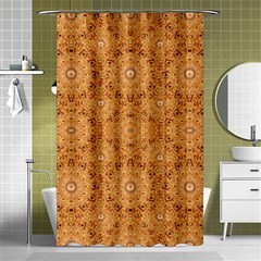 Intricate Modern Baroque Seamless Pattern Shower Curtain 48  X 72  (small) 