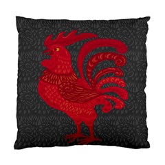 Red Fire Chicken Year Standard Cushion Case (one Side) by Valentinaart