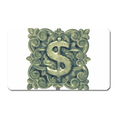 Money Symbol Ornament Magnet (rectangular) by dflcprints