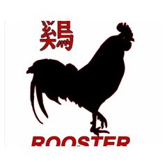 Year Of The Rooster - Chinese New Year Double Sided Flano Blanket (medium)  by Valentinaart