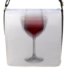 Wine Glass Steve Socha Flap Messenger Bag (s) by WineGlassOverlay