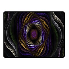 Abstract Fractal Art Fleece Blanket (small) by Nexatart