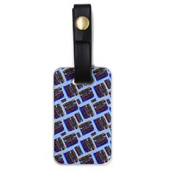 Abstract Pattern Seamless Artwork Luggage Tags (one Side)  by Nexatart