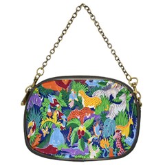 Animated Safari Animals Background Chain Purses (two Sides)  by Nexatart