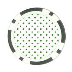 Saint Patrick Motif Pattern Poker Chip Card Guard by dflcprints