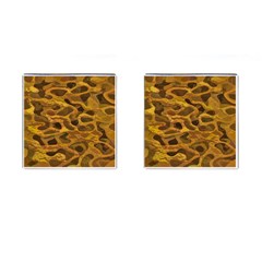 Camo Cufflinks (square) by Nexatart