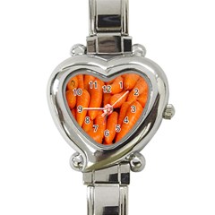 Carrots Vegetables Market Heart Italian Charm Watch by Nexatart