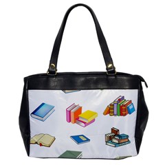 Bookworm Pattern Office Handbags by athenastemple