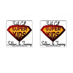 Sickle Super Kids  Cufflinks (square)