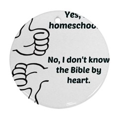 Bible No Ornament (round)