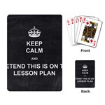 Lessonplan Playing Card Back