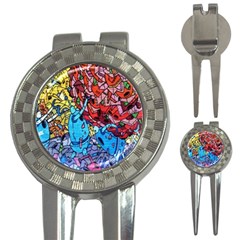 Colorful Graffiti Art 3-in-1 Golf Divots