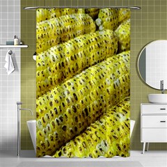 Corn Grilled Corn Cob Maize Cob Shower Curtain 48  X 72  (small)  by Nexatart