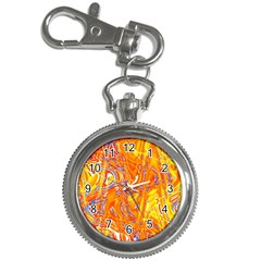 Crazy Patterns In Yellow Key Chain Watches