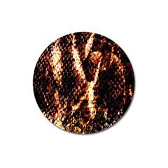 Fabric Yikes Texture Magnet 3  (round)