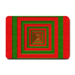 Fabric Texture 3d Geometric Vortex Small Doormat 