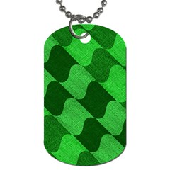 Fabric Textile Texture Surface Dog Tag (one Side)