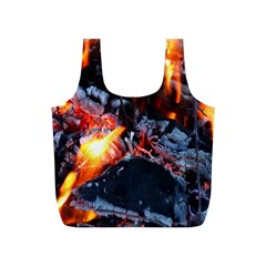 Fire Embers Flame Heat Flames Hot Full Print Recycle Bags (s)  by Nexatart