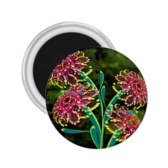 Flowers Abstract Decoration 2 25  Magnets