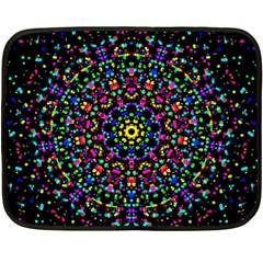 Fractal Texture Fleece Blanket (mini) by Nexatart