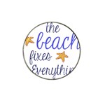 The Beach Fixes Everything Hat Clip Ball Marker (10 pack) Front