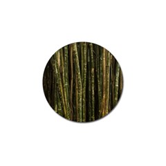 Green And Brown Bamboo Trees Golf Ball Marker