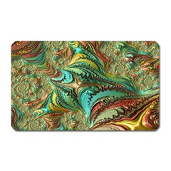 Fractal Artwork Pattern Digital Magnet (rectangular) by Nexatart