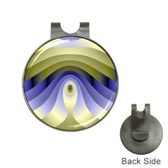 Fractal Eye Fantasy Digital Hat Clips With Golf Markers