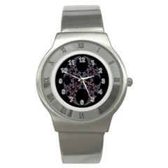 Fractal Complexity Geometric Stainless Steel Watch