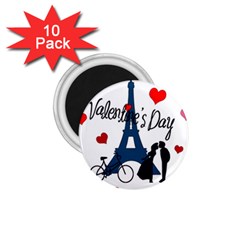 Valentine s Day - Paris 1 75  Magnets (10 Pack)  by Valentinaart