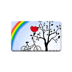 Love Hill - Rainbow Magnet (name Card) by Valentinaart