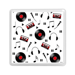 Music Pattern Memory Card Reader (square)  by Valentinaart