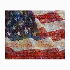 Grunge United State Of Art Flag Small Glasses Cloth (2-side) by Nexatart