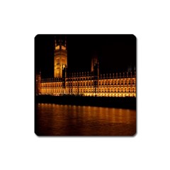 Houses Of Parliament Square Magnet