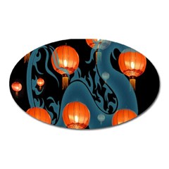 Lampion Oval Magnet