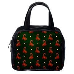 Paisley Pattern Classic Handbags (one Side)